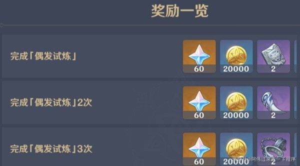 《原神》冒险家试炼全关卡攻略汇总
